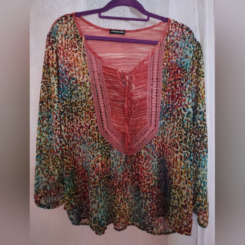 Plus size blouse